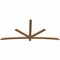 Ekena Millwork Alberta Smooth Timber Gable Bracket, Western Red Cedar, 96"W x 44"H x 1 1/2"D x 3 1/2"F, 11/12 Pitch GBW096X44X0204ALB00SWR - alternate 5